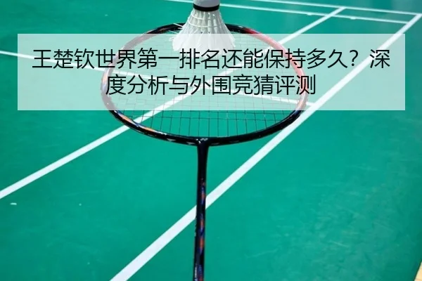 王楚钦世界第一排名还能保持多久？深度分析与外围竞猜评测